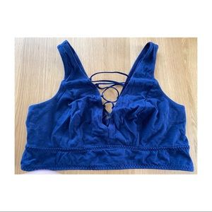 Torrid Royal Blue Bralette size 2